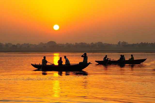 Boats in India